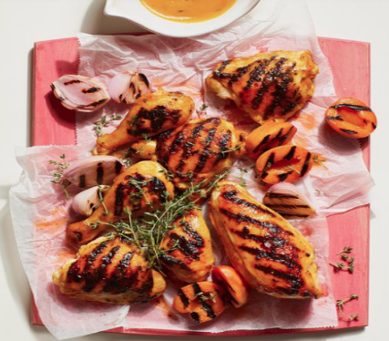 Grilled Apricot Thyme Chicken Recipe