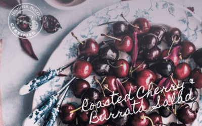 Roasted Cherry & Burrata Salad