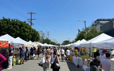 Sunday Strolling at Melrose Place Farmers Market