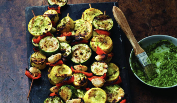 Grilled Summer Squash with Chimichurri