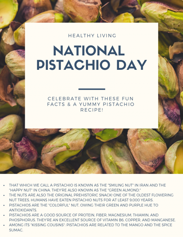 National Pistachio Day! CCFM Blog