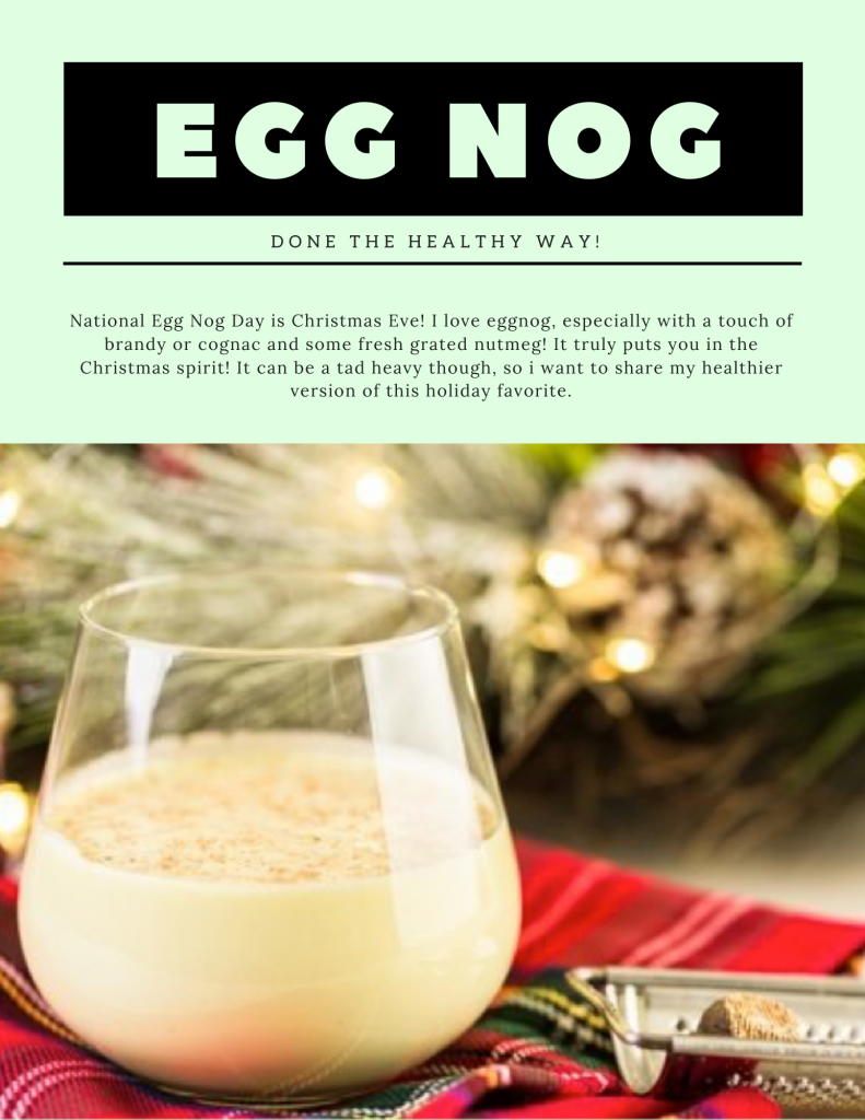 It’s National Egg Nog Day! CCFM Blog