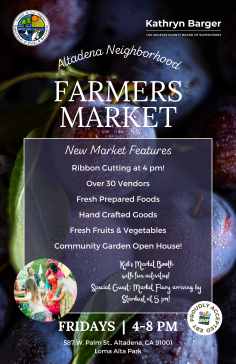All New Altadena Neighborhood Farmer's Market